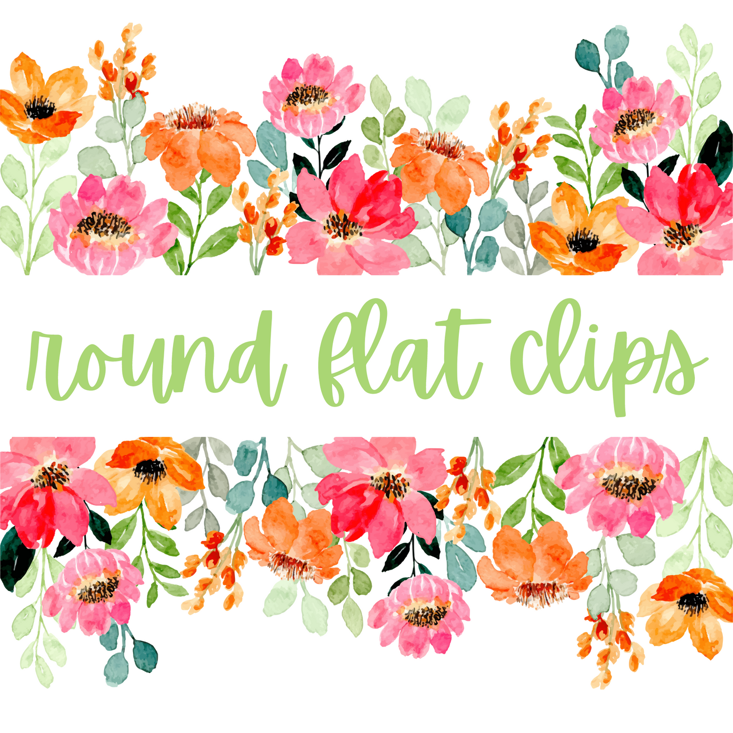 Round Hair Clips