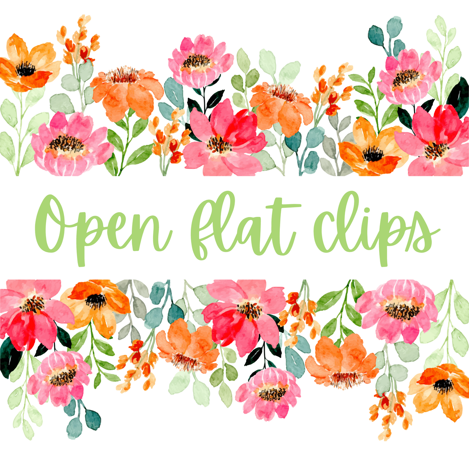 Open Hair Clips