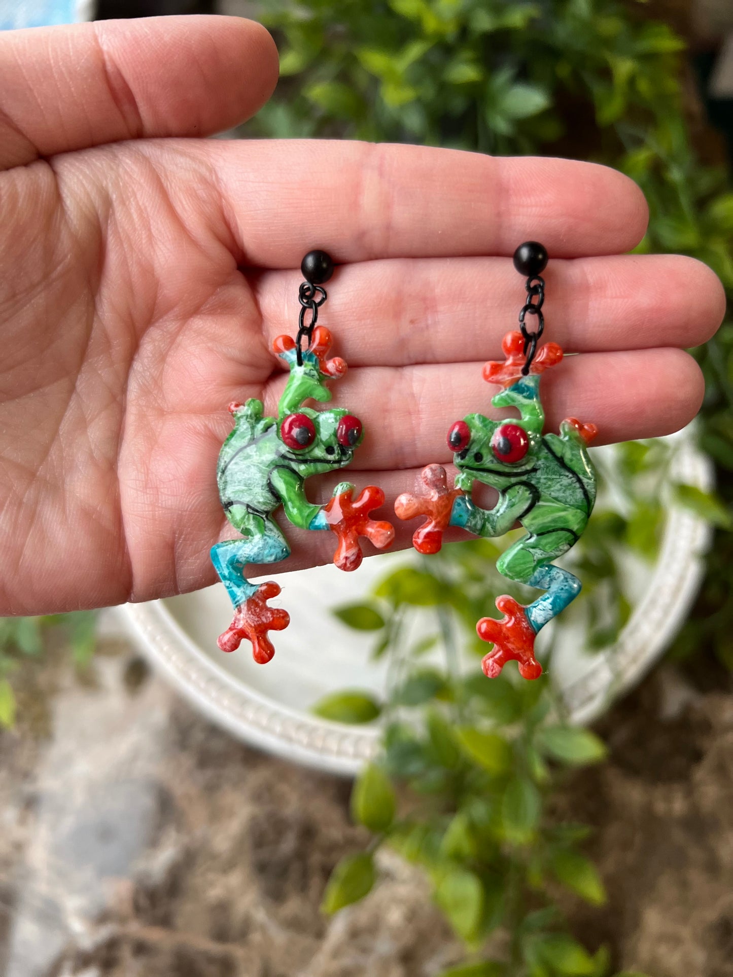 Marbled Red Eyed Tree Frog Dangles