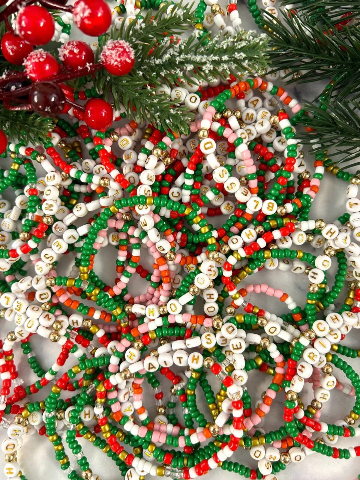 Mystery Christmas Friendship Bracelets