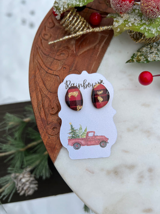 Buffalo Plaid, Aria Studs