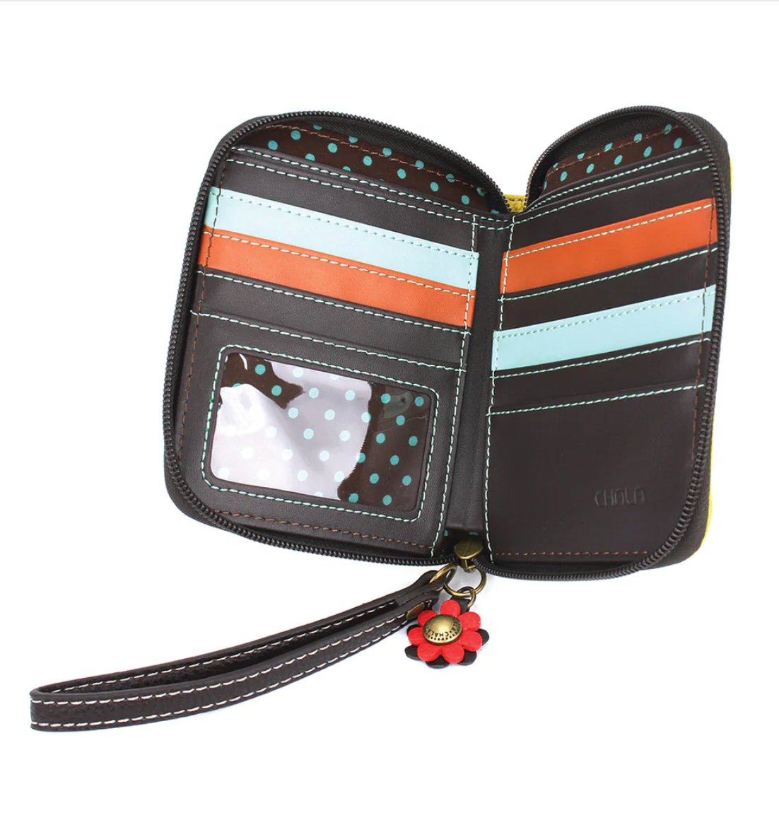 Zip Around Wallet, Monarch Butterfly