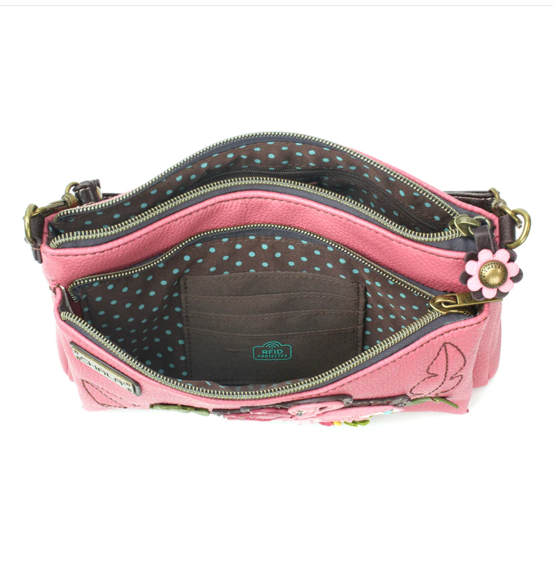 Deluxe Crossbody, Flamingo