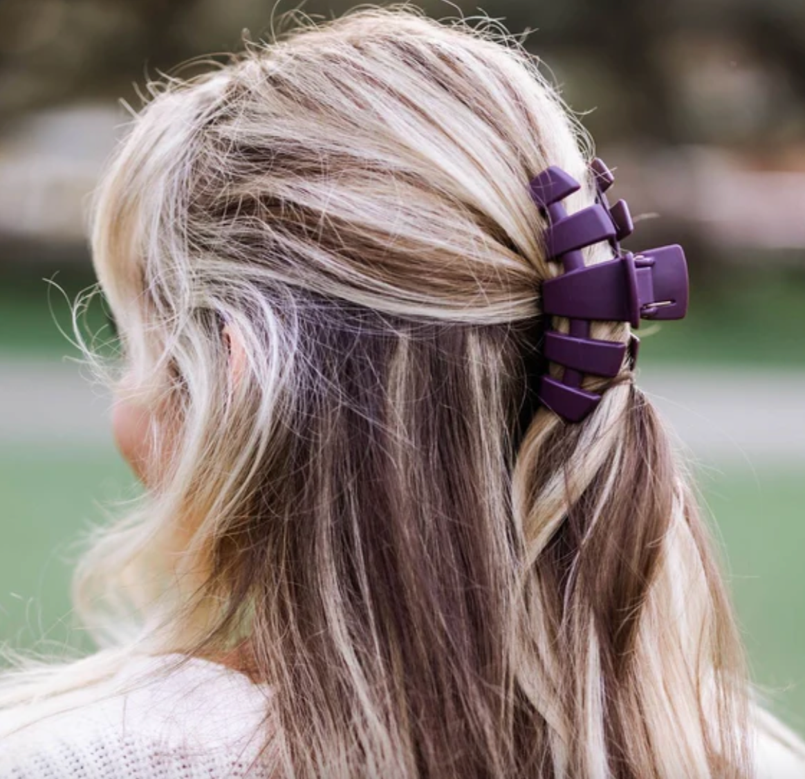 Teleties Hair Clip, Burgundy Bliss