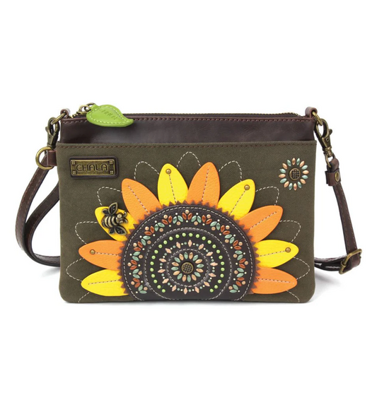 Dazzled Mini Crossbody, Sunflower