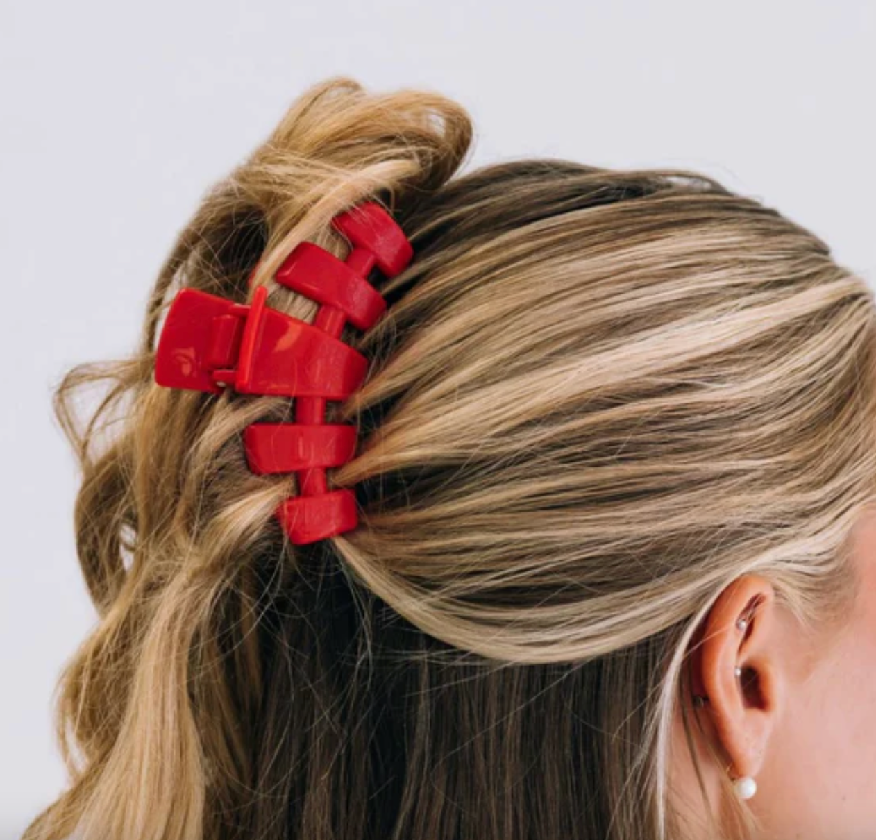 Teleties Hair Clip, Rudolph Red