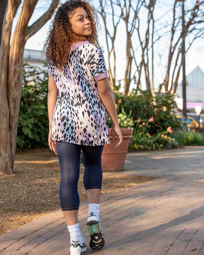 Lovely Lavender Leopard Tunic