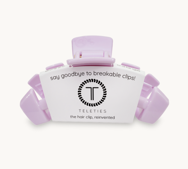 Teleties Hair Clip, Lilac